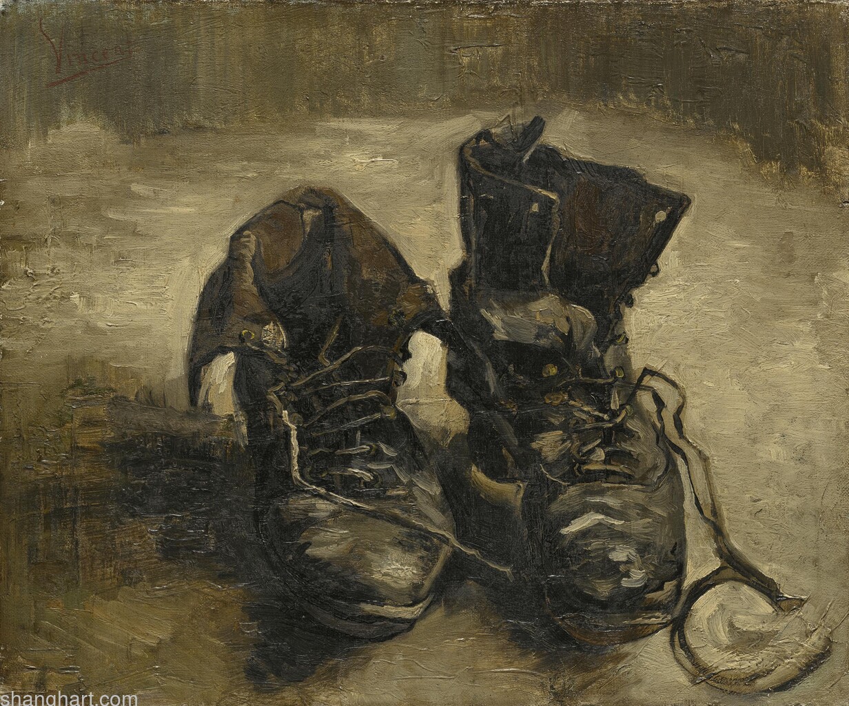 梵高, 鞋子, 1886 © 梵高博物馆，阿姆斯特丹（文森特梵高基金会）