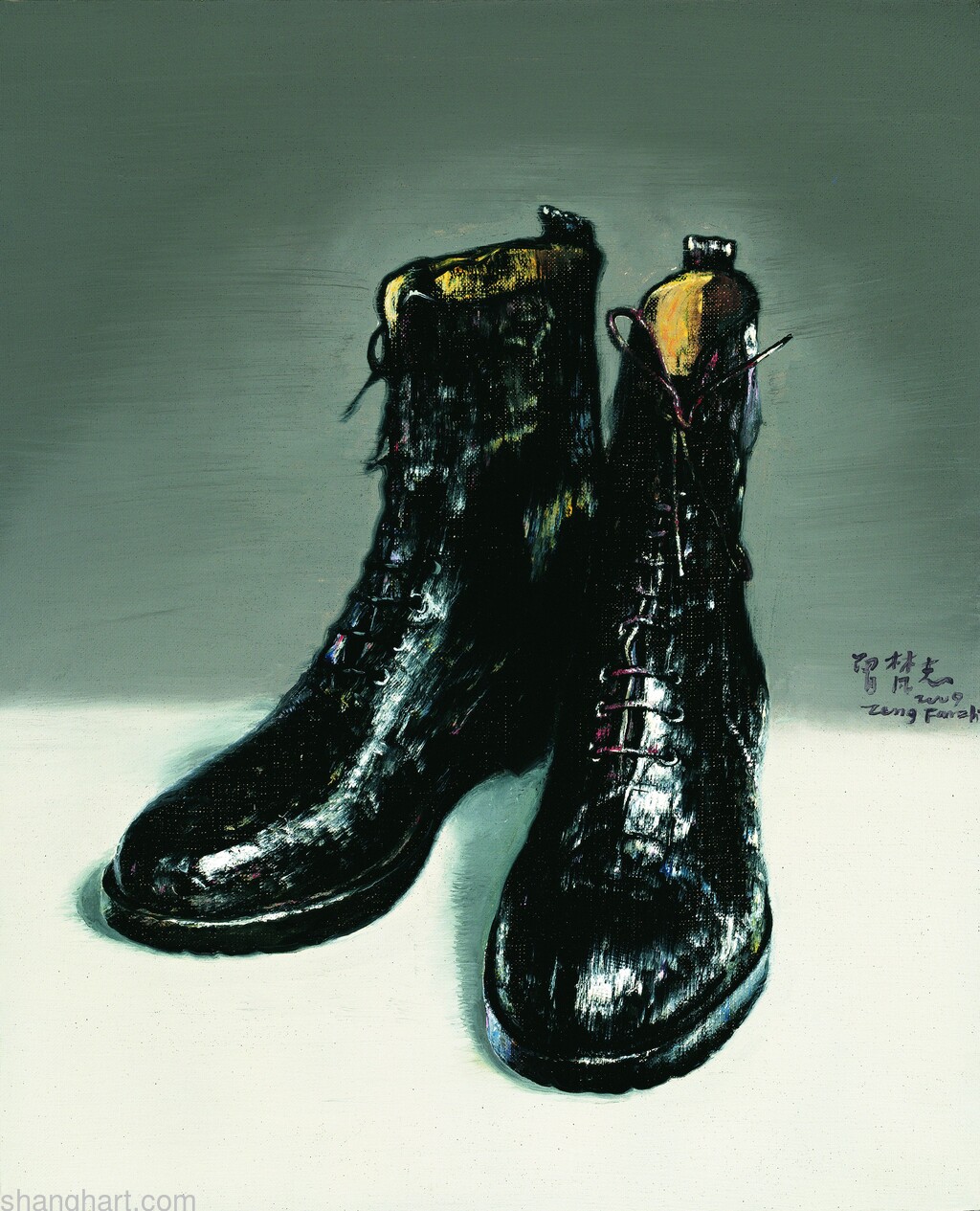 曾梵志, 靴子, 2009 © 曾梵志