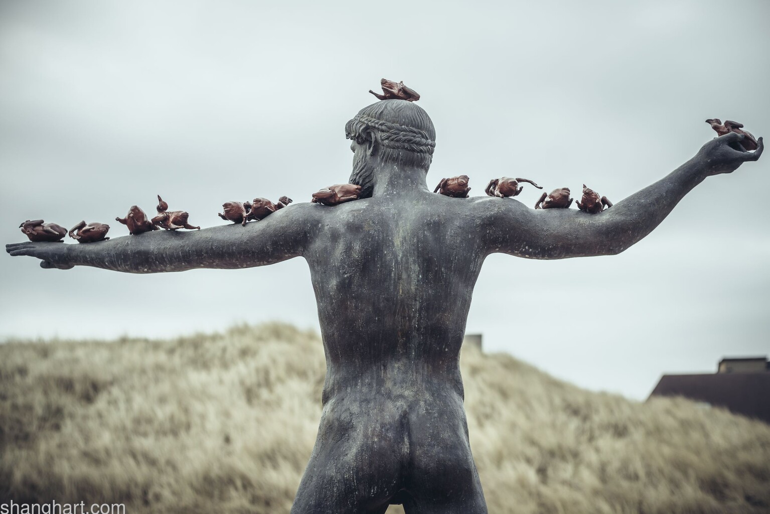 Sculpture details in De Haan, Belgium