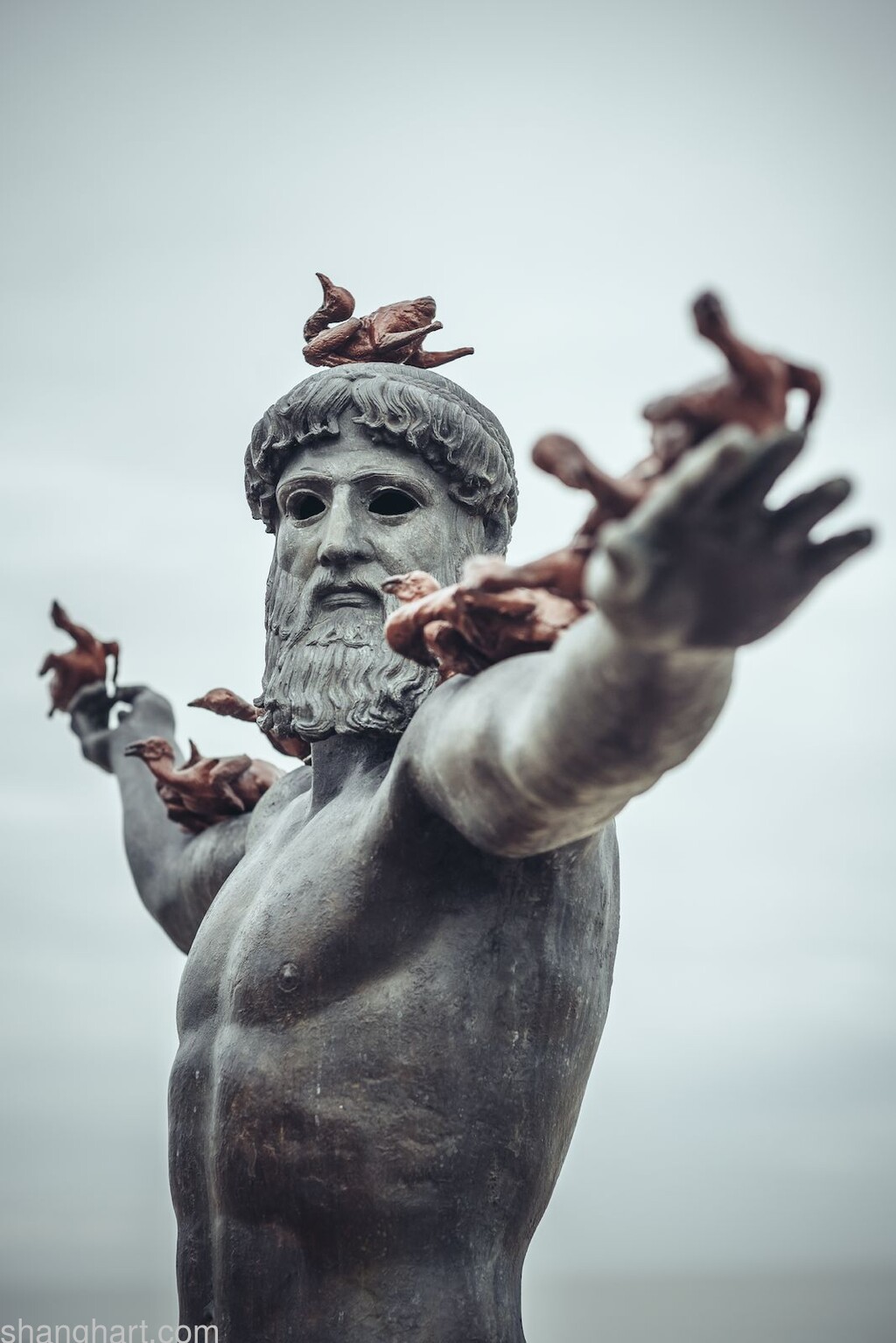 Sculpture details in De Haan, Belgium