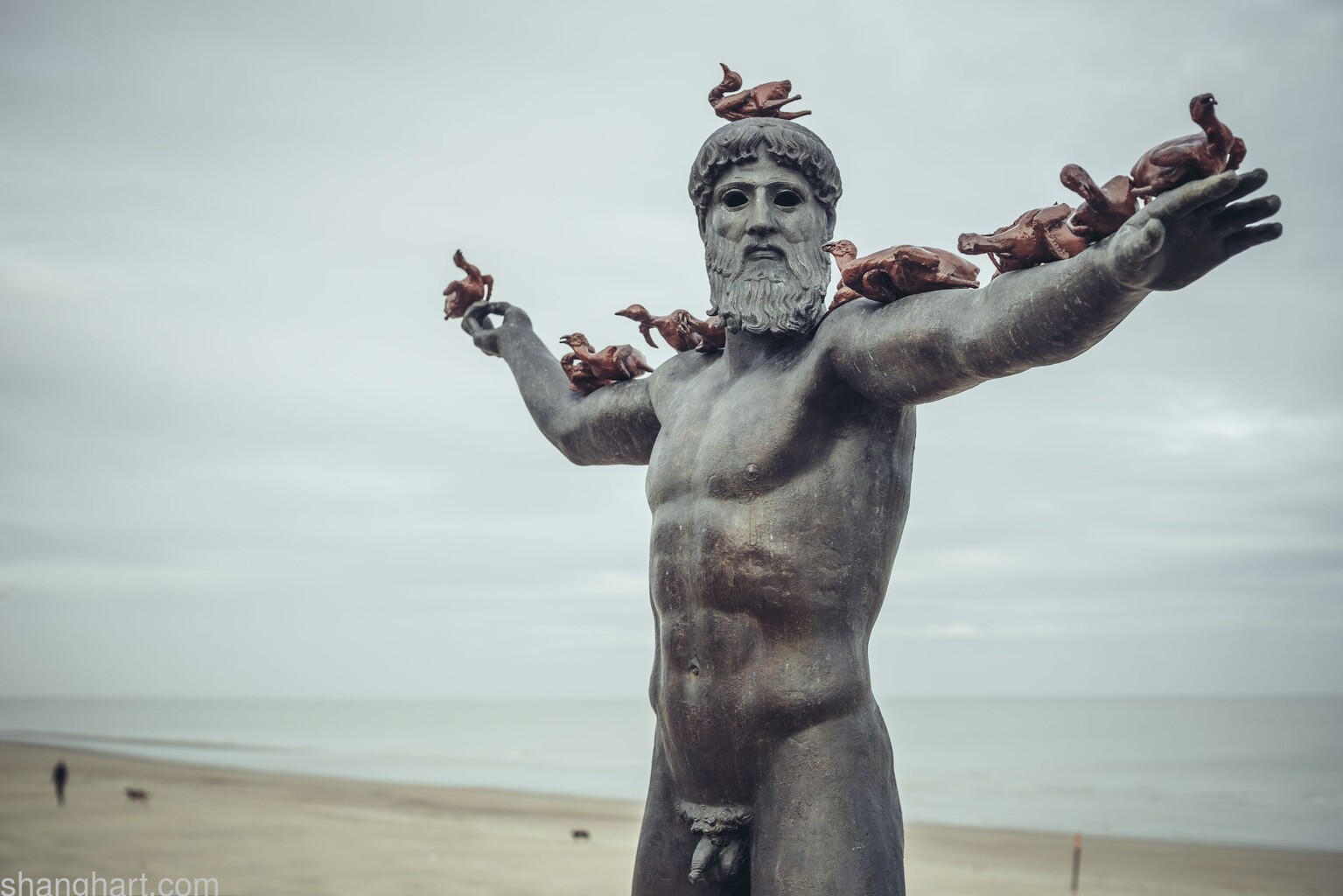 Sculpture details in De Haan, Belgium