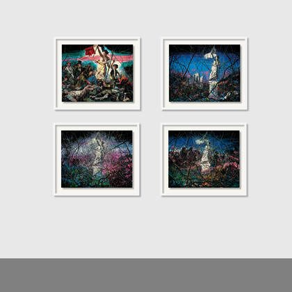 Poster: ZENG Fanzhi-The Louvre Project （4 pieces a set）