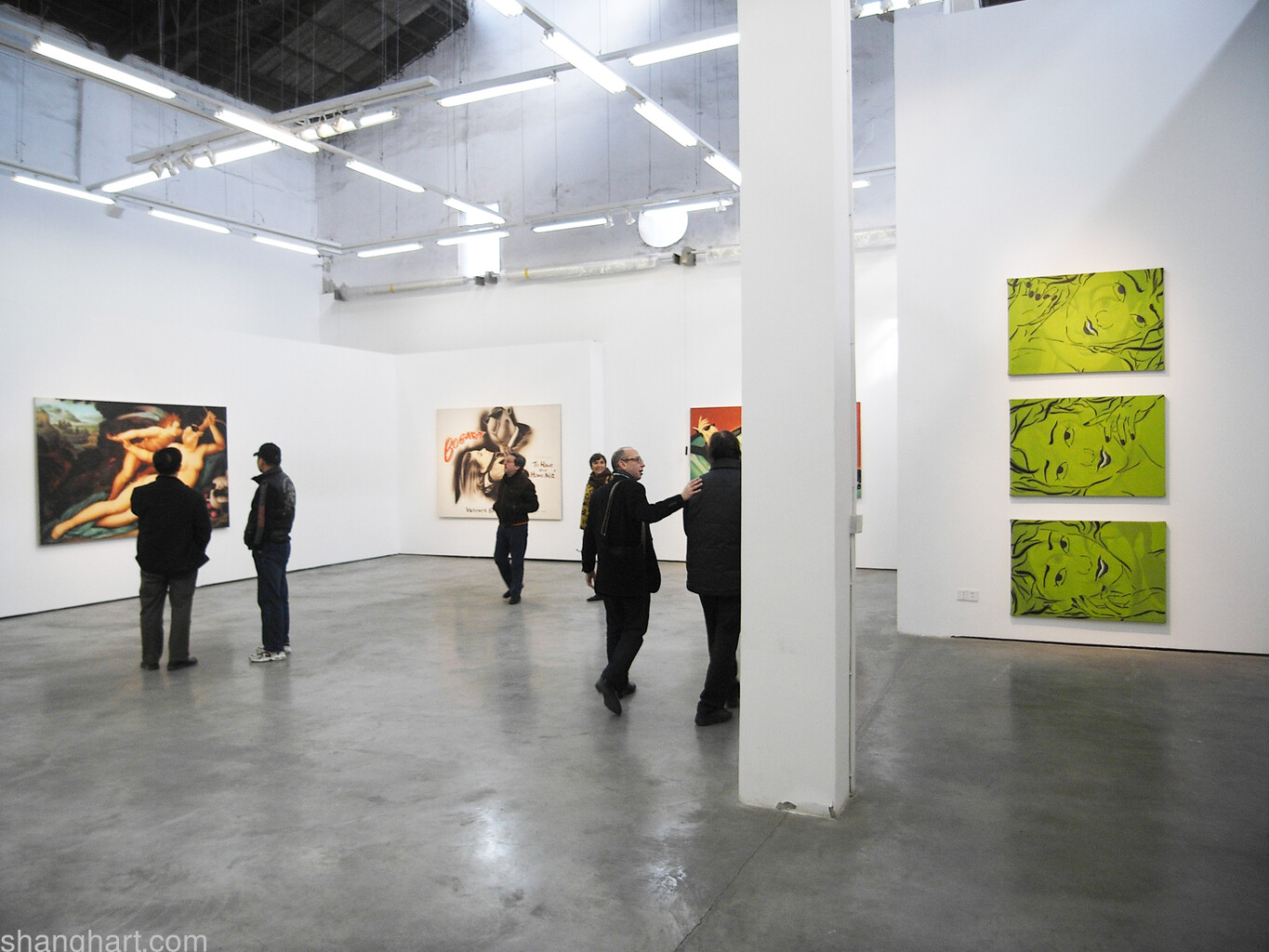 Zhou Tiehai and Pu Jie's works