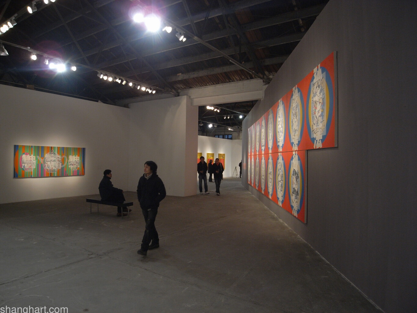 Wei Guangqing Exhibition in ShanghART H-Space opening view