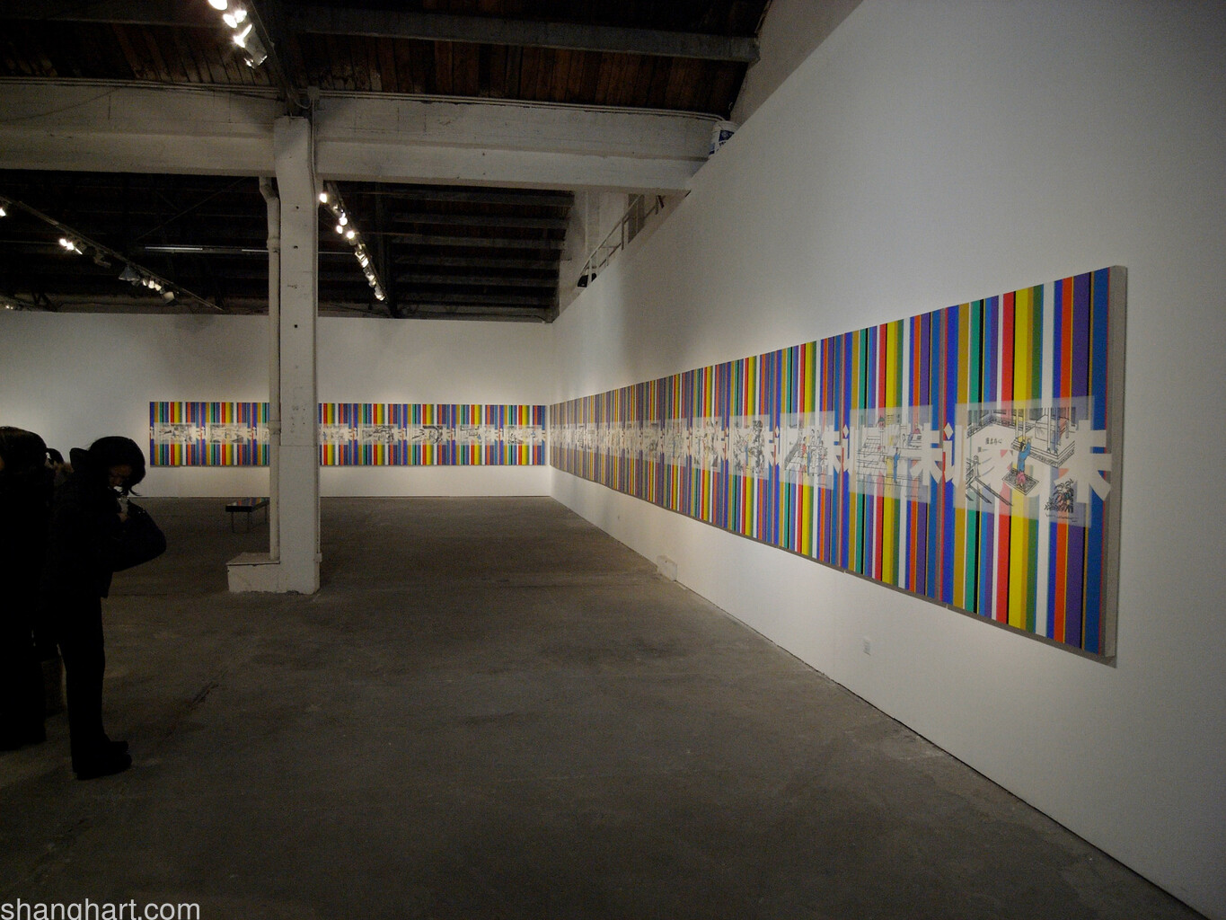 Wei Guangqing Exhibition in ShanghART H-Space opening view