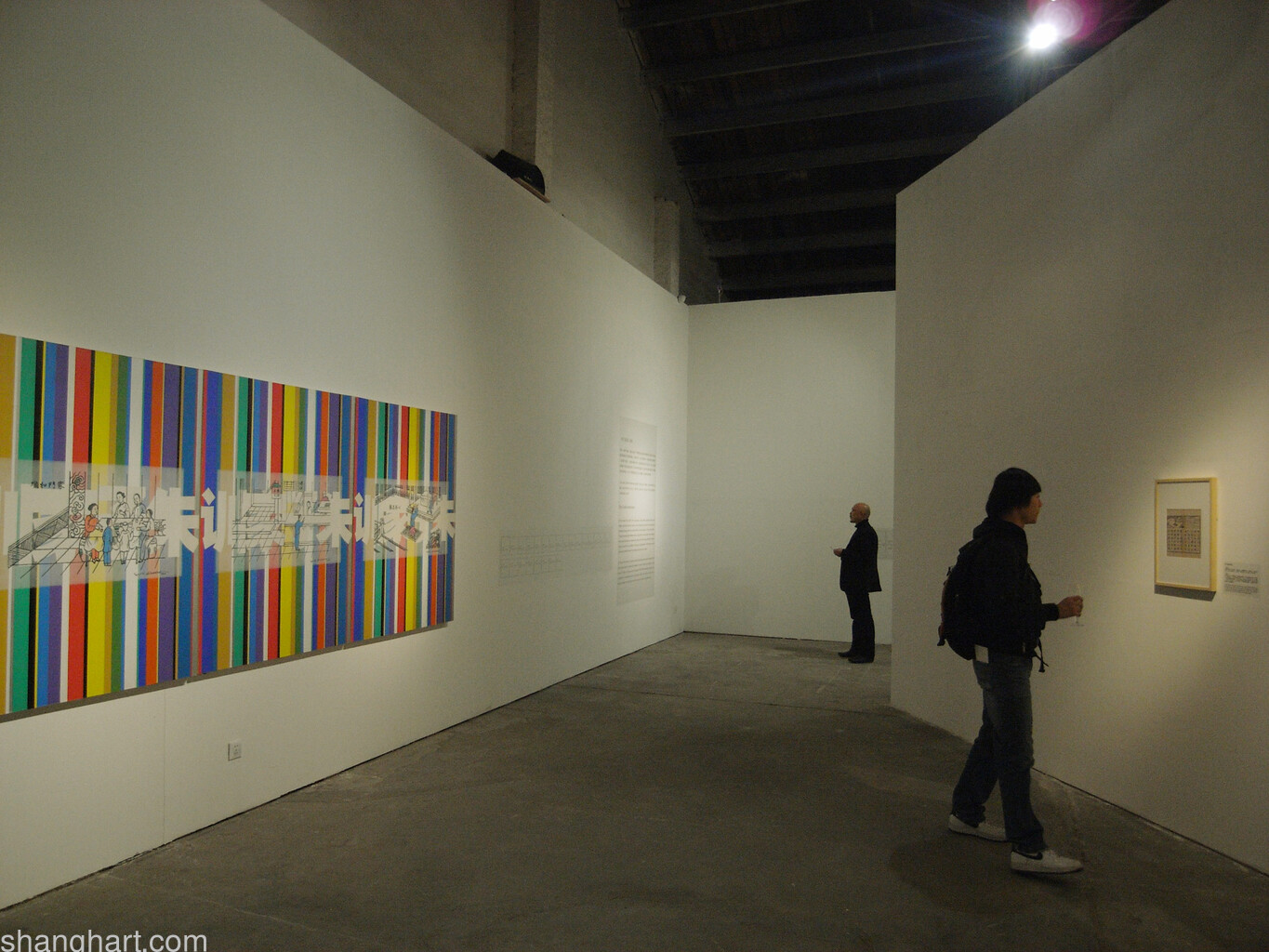 Wei Guangqing Exhibition in ShanghART H-Space opening view