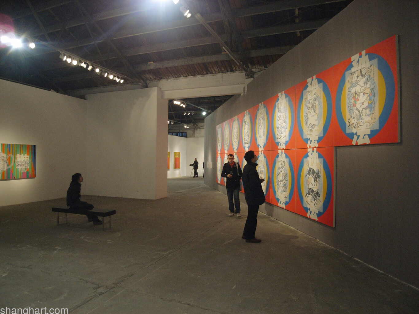 Wei Guangqing Exhibition in ShanghART H-Space opening view