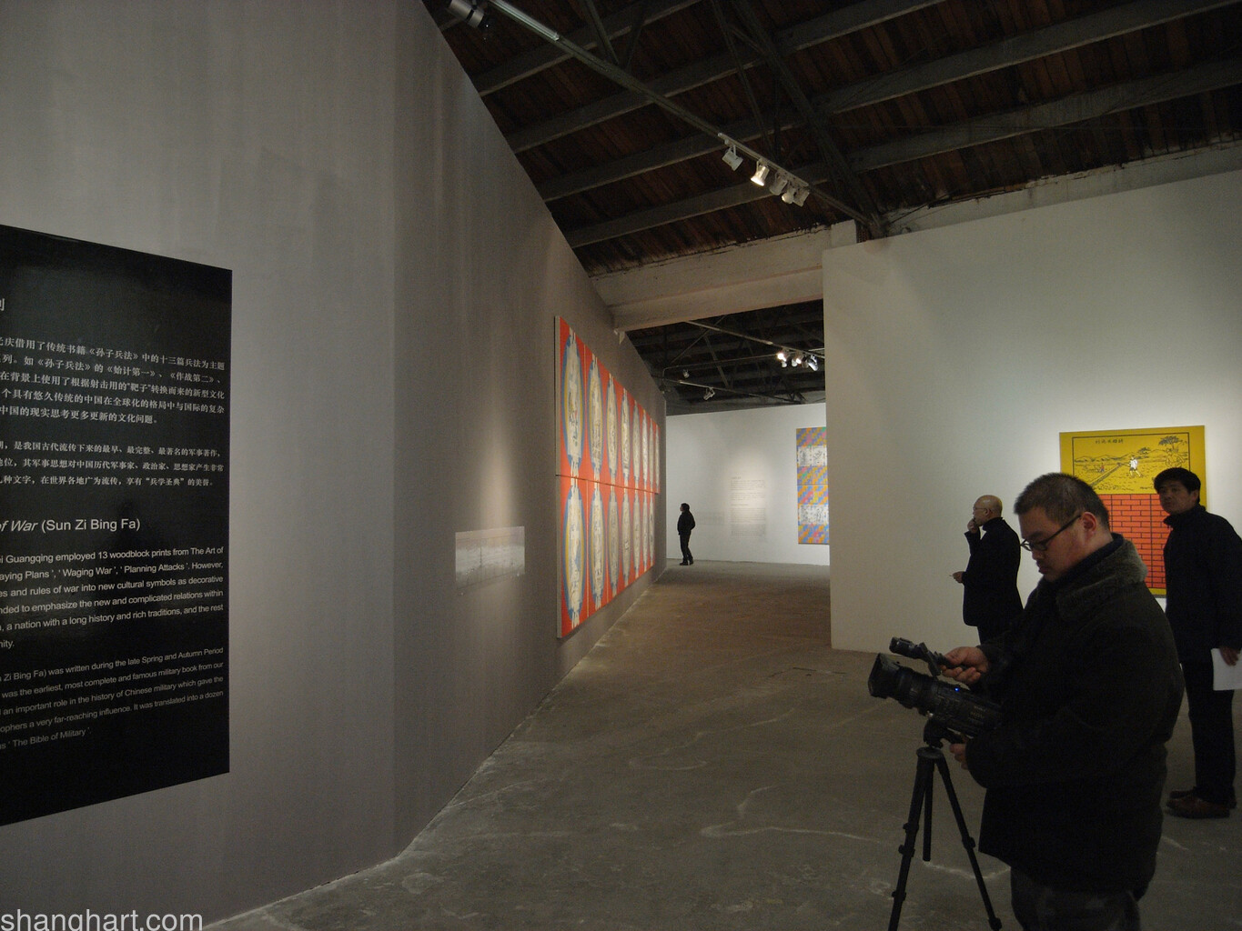 Wei Guangqing Exhibition in ShanghART H-Space opening view