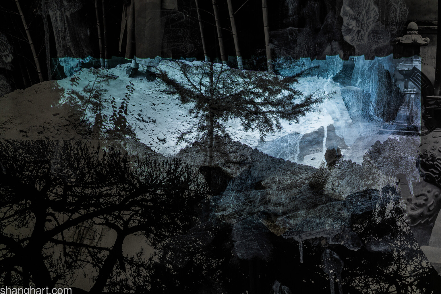 Video Installation, detail, Endless Peaks III