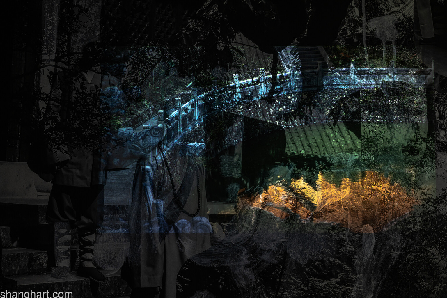 Video Installation, detail, Endless Peaks III