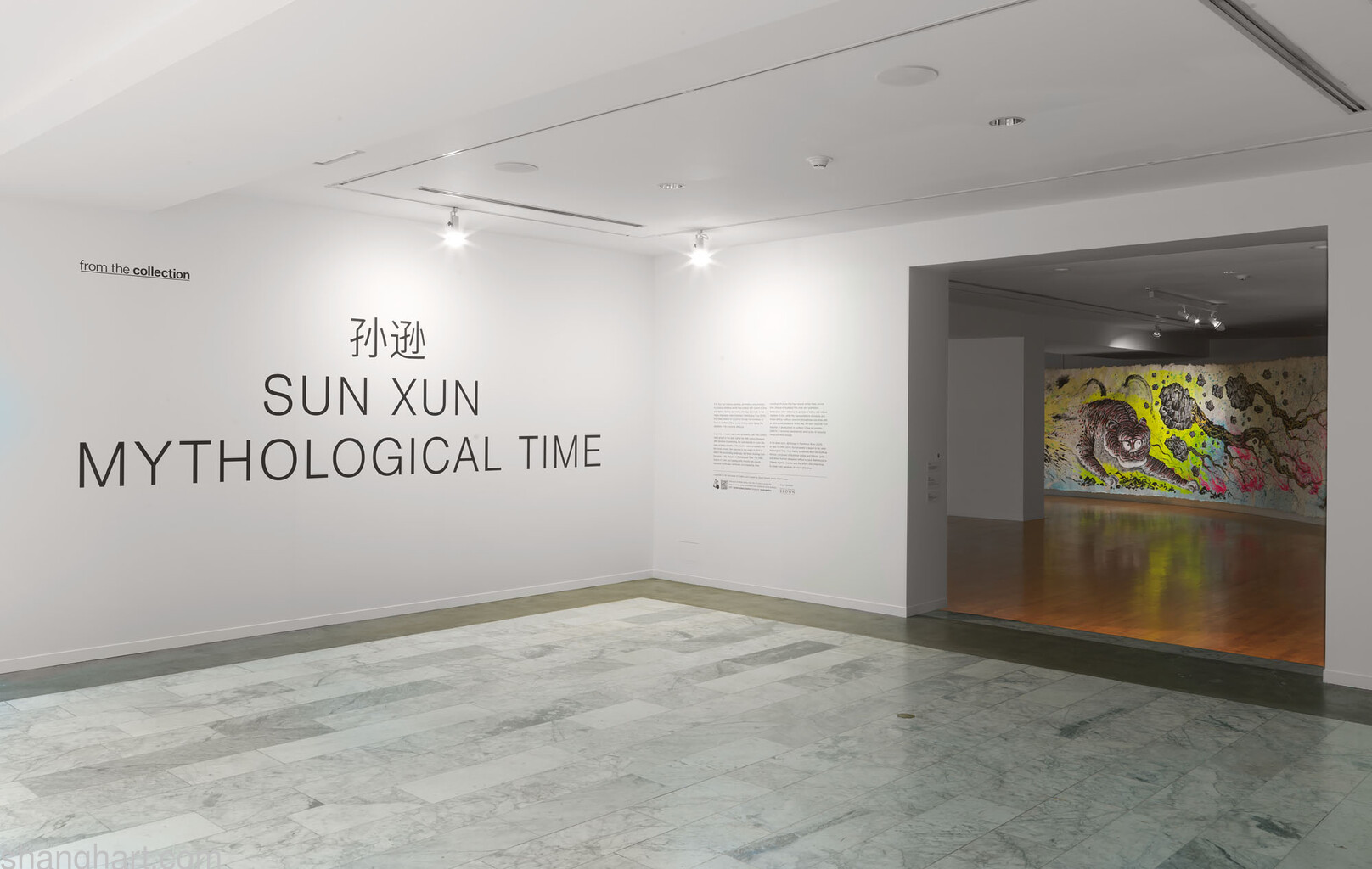 “孙逊：通向大地的又一道闪电”温哥华美术馆展览现场图，照片拍摄：Ian Lefebvre，温哥华美术馆