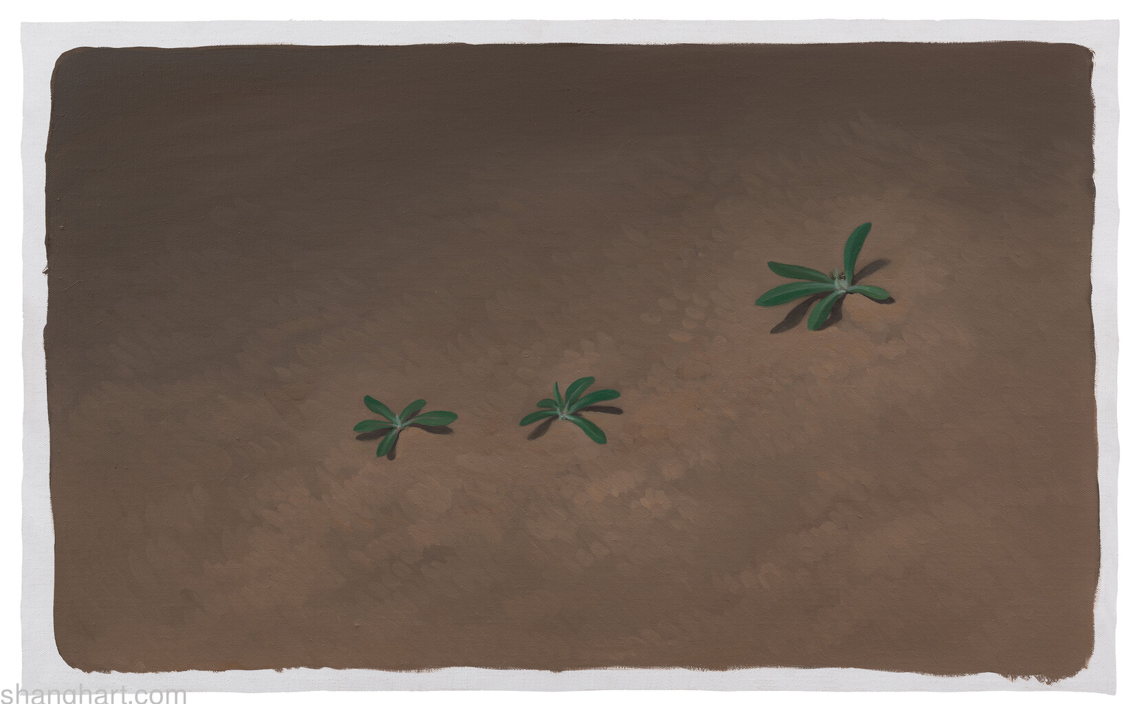 Three Wild Vegetables |  56x91cm