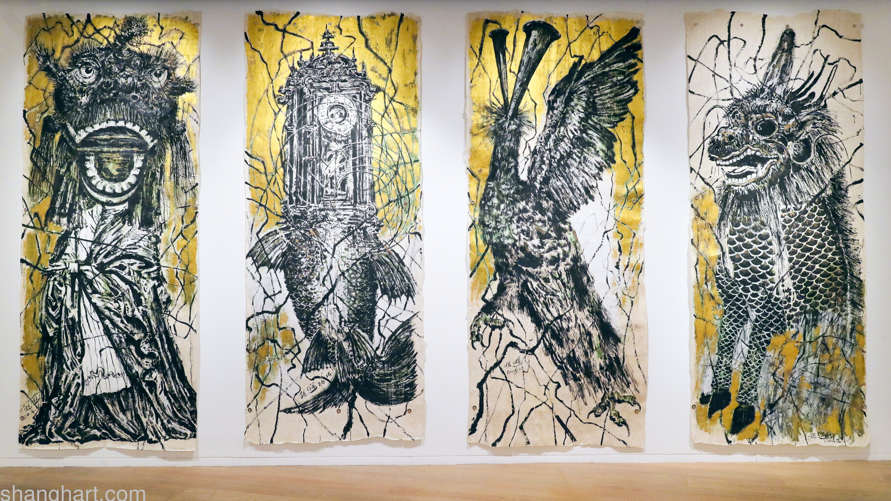Installation view of Sun Xun 