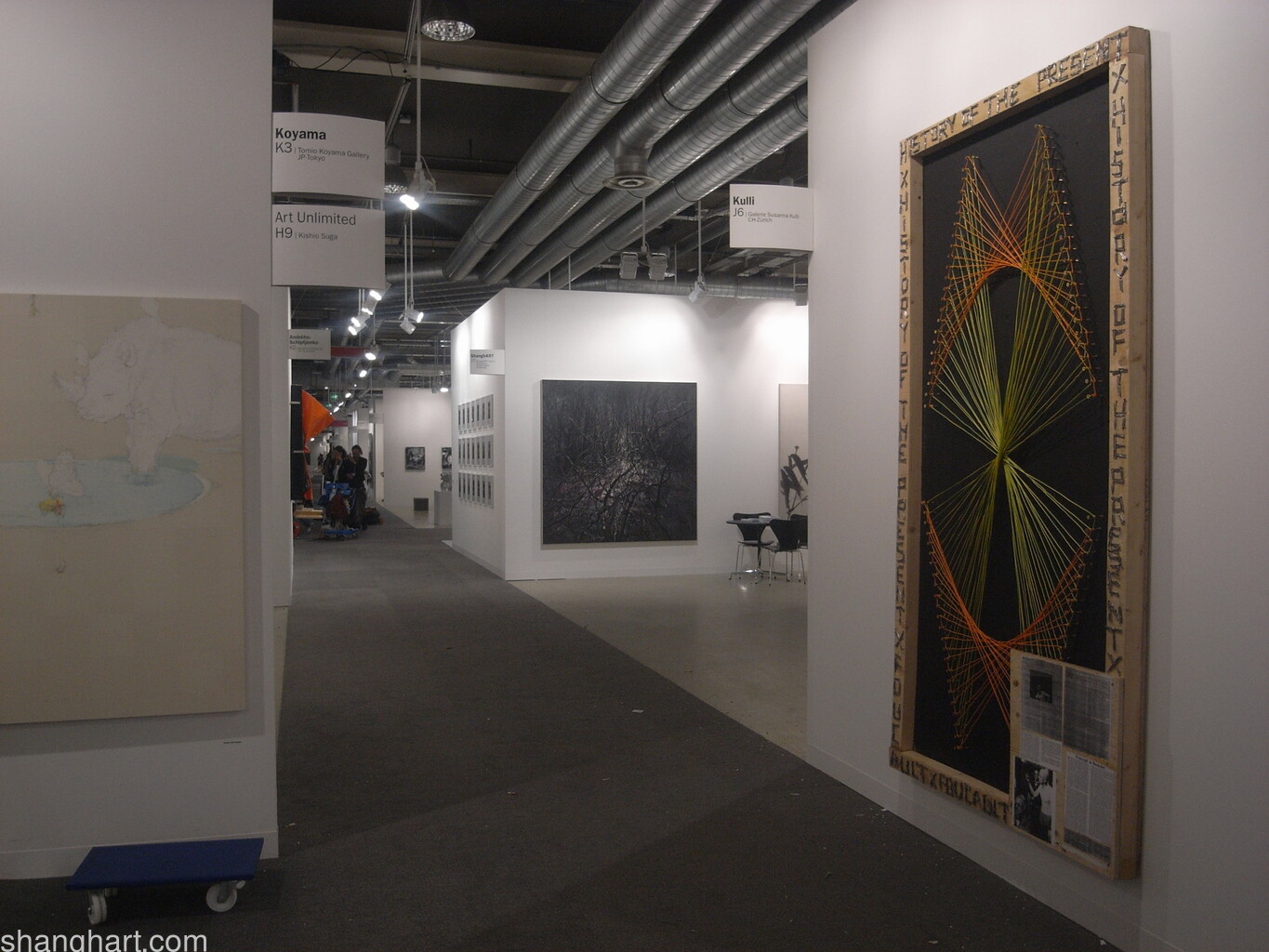 The view of the booth 8