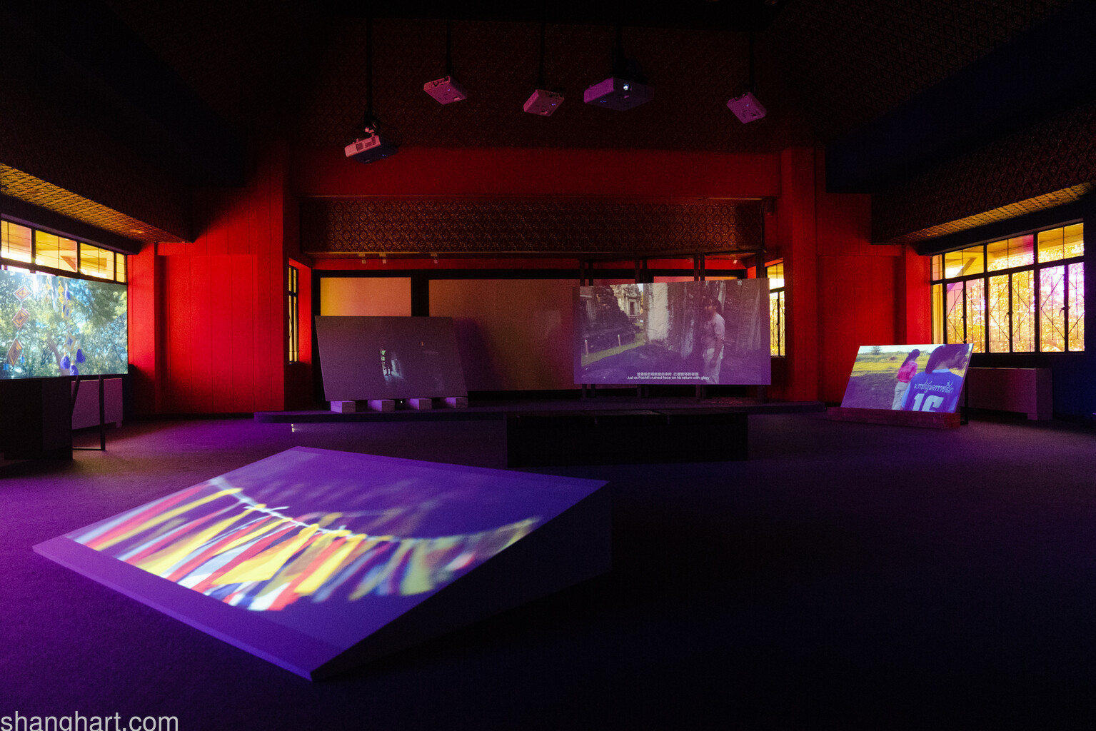 Yang Fudong_The Bitterly Silent Nights I Hate-installation view_Courtesy of Thailand Biennale, Korat 2021