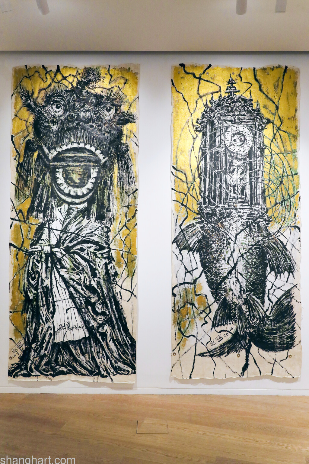 Installation view of Sun Xun 