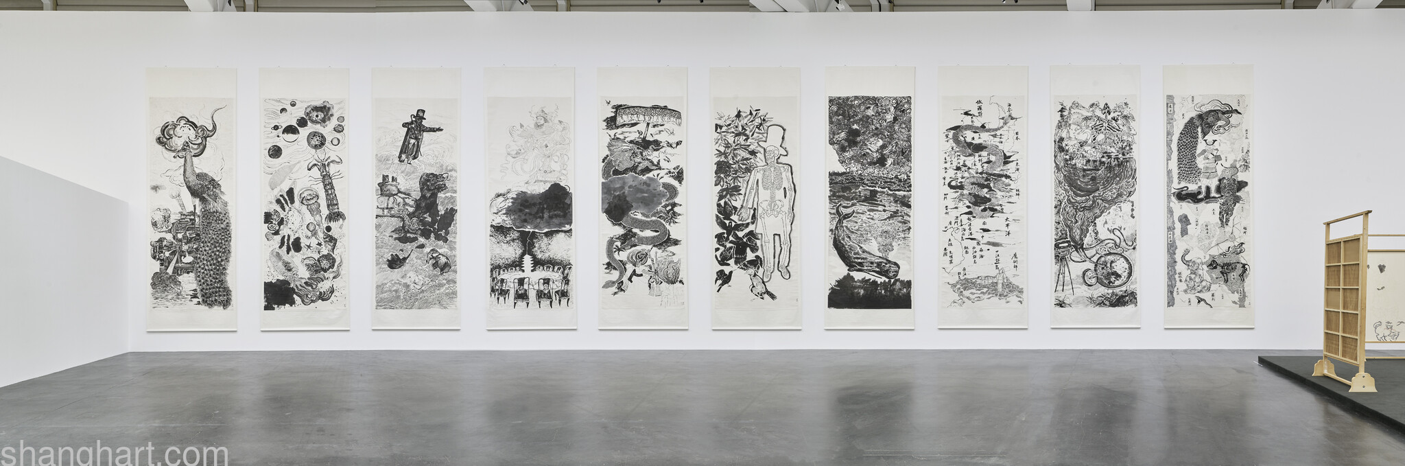 Sun Xun's works. Photo courtesy of UCCA Center for Contemporary Art, Beijing. Photo by Sun Shi