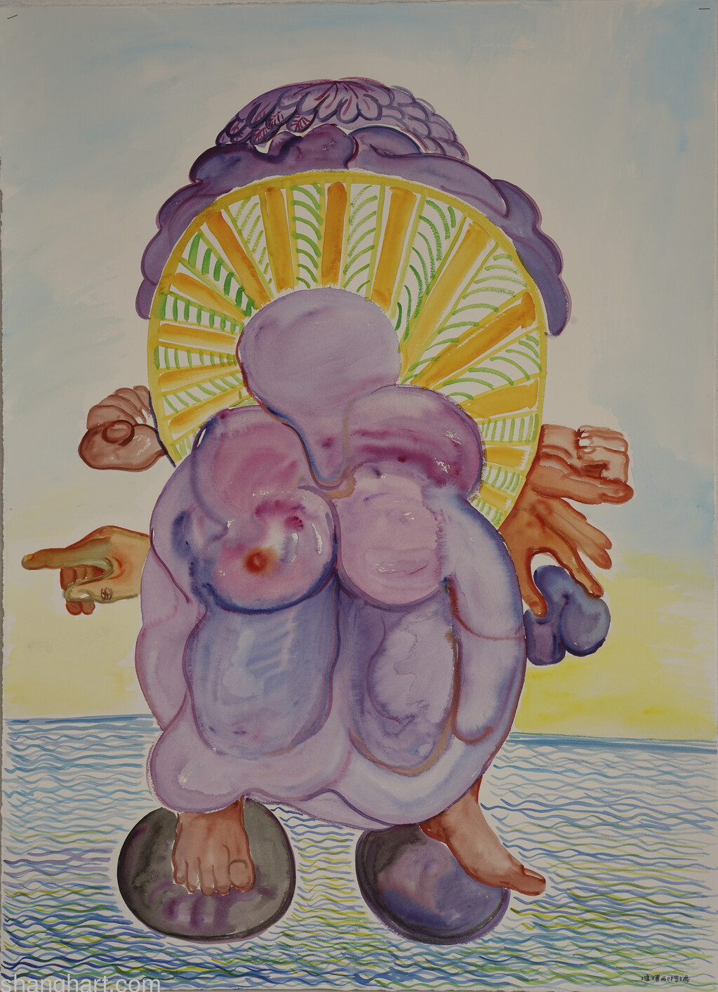 The series of Grandmother's hand 31