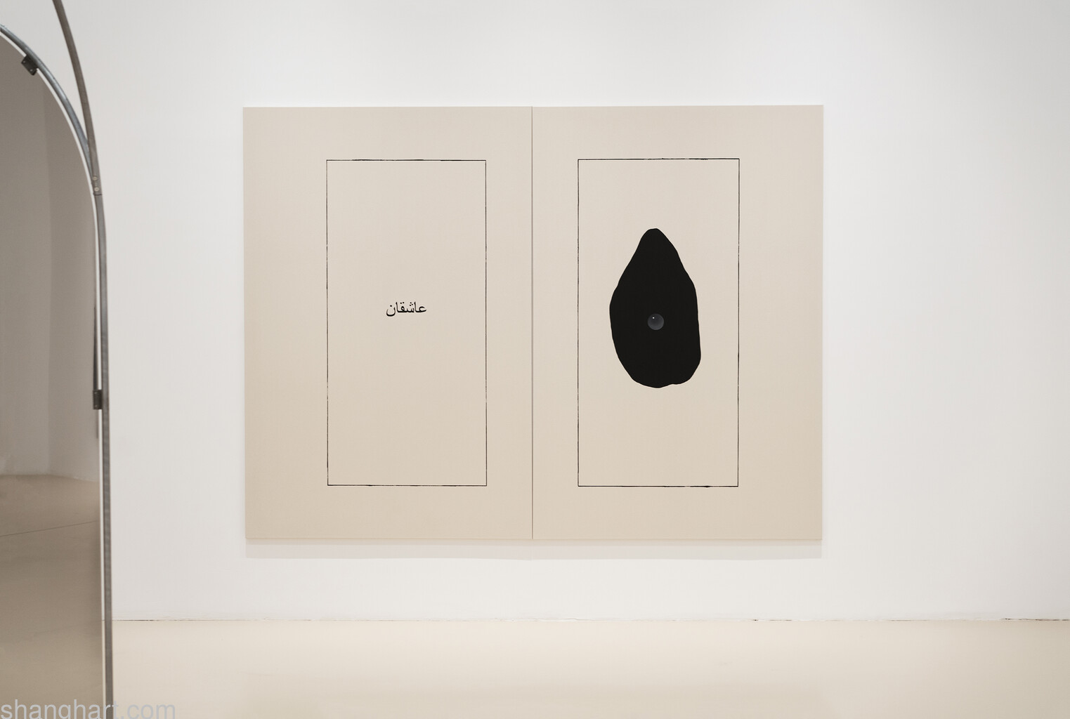 Lover, 2021, Oil and Acrylics on Canvas, each 210x140cm, 2 Panels