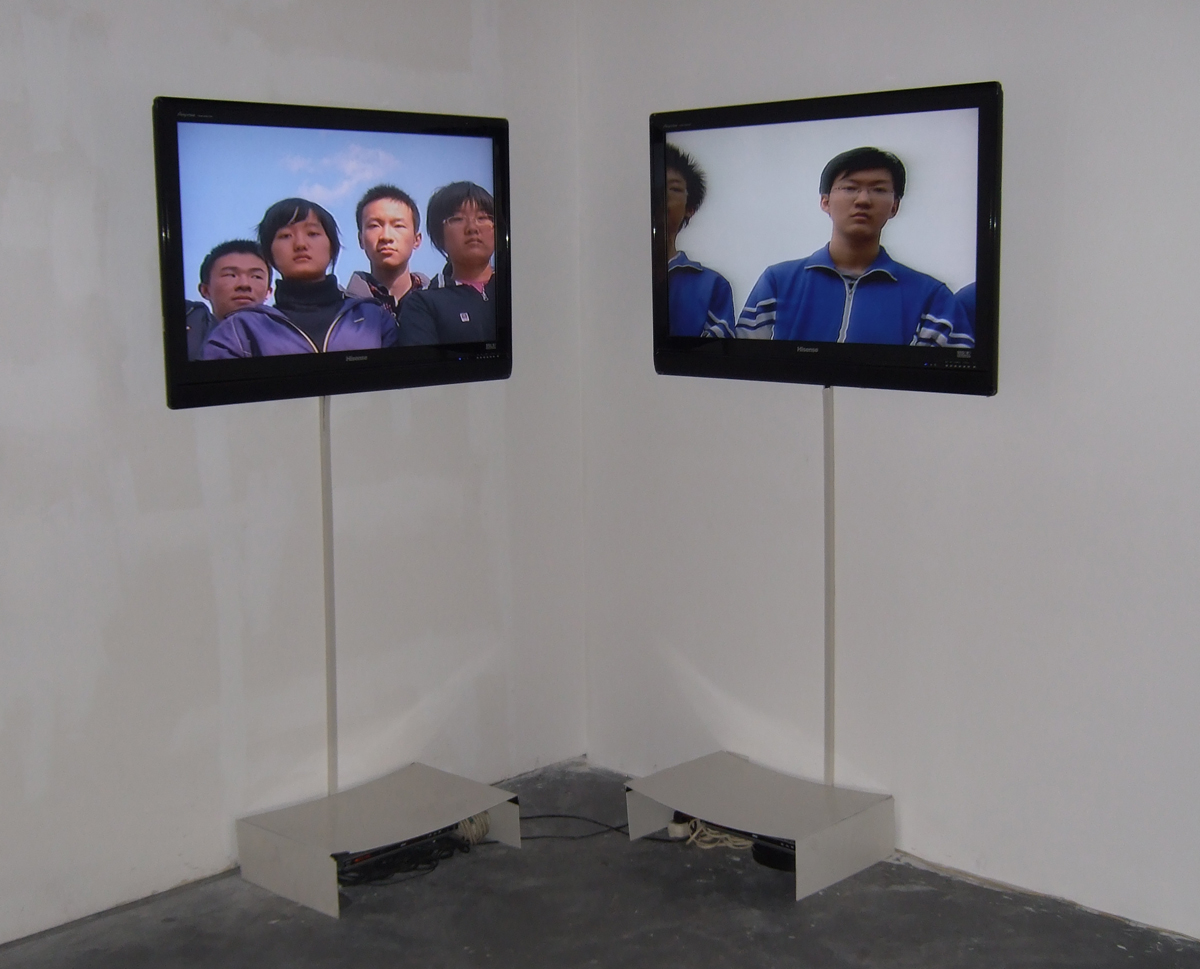 The Installation view of Zhu Jia's work
