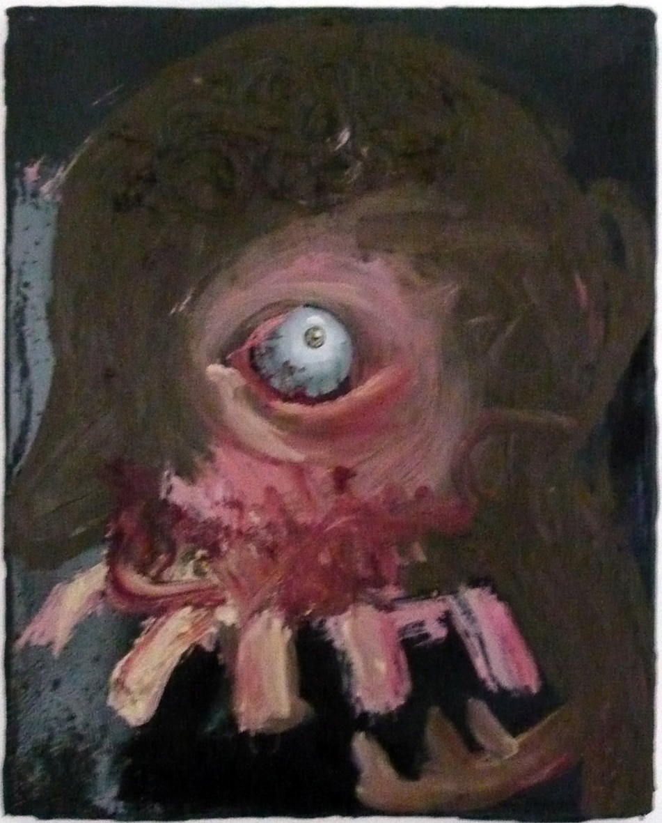 Eye in a small man,2008, 51x40