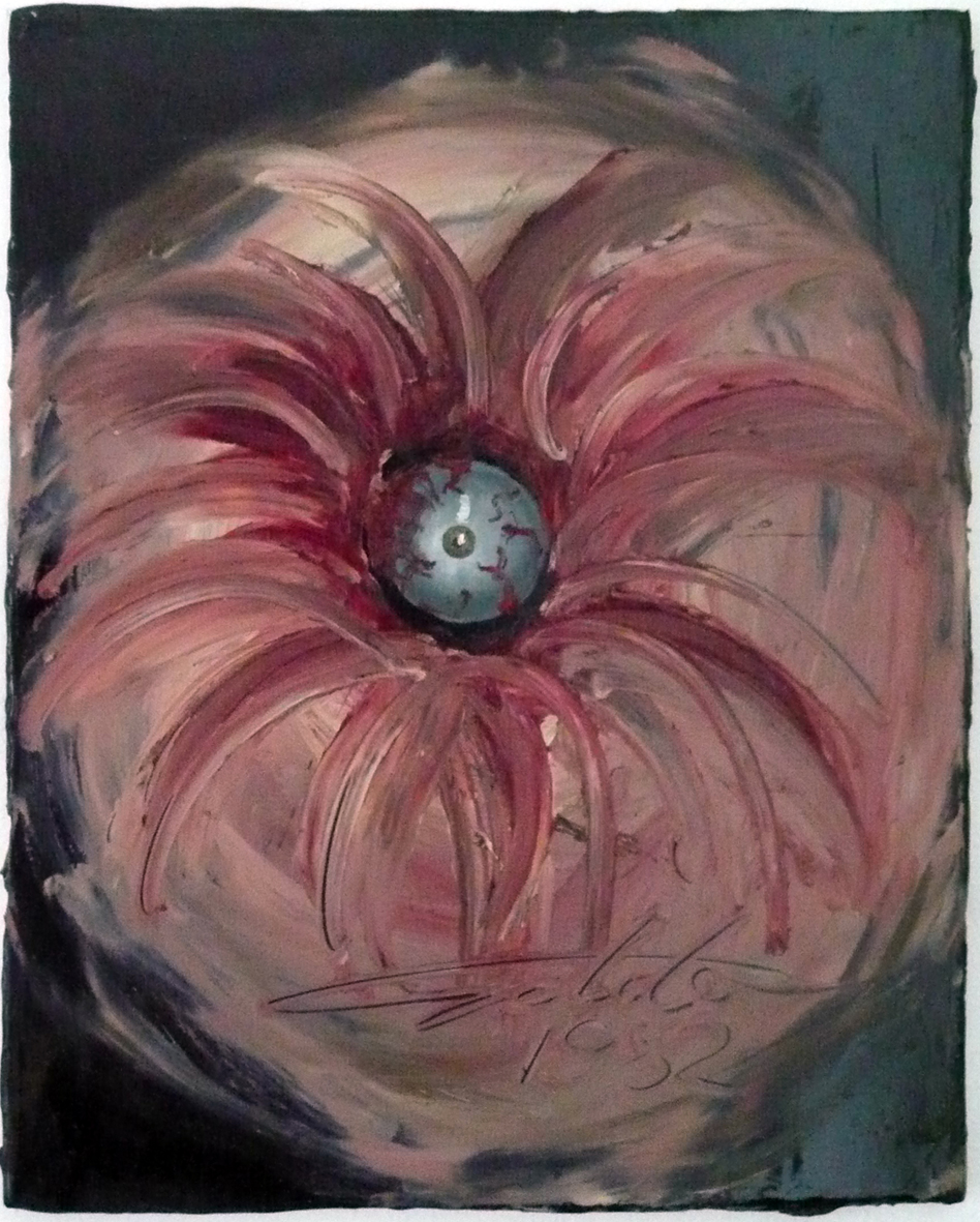 Eye in wound asshole,2008 51x40cm