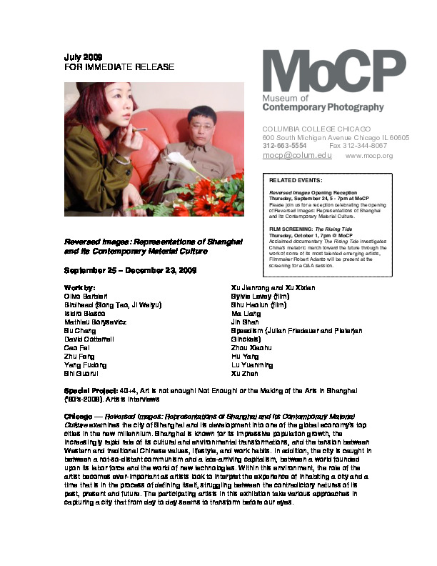 MoCP Press Release