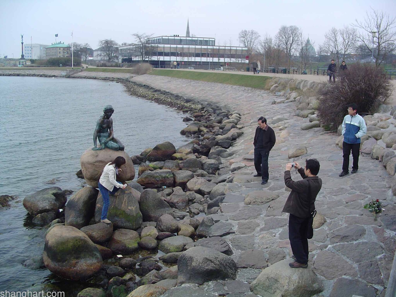 The little mermaid tourists