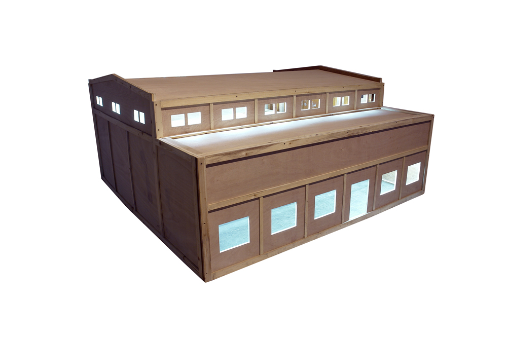 Workshop II 208*194*86 cm(Wood Bench 199*192*85 cm x 2)