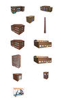 Factory, 12pcs in total, various size