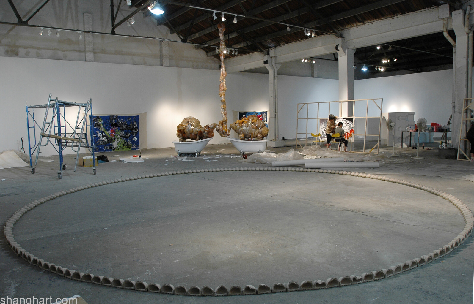 Installation View in Bldg. 18th