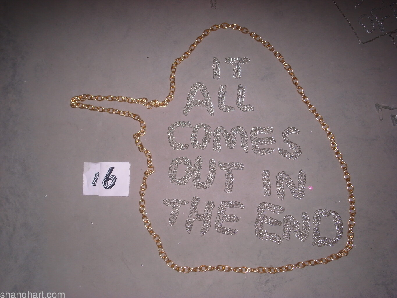 No.16 (1470x1235mm)  It all comes out in the end