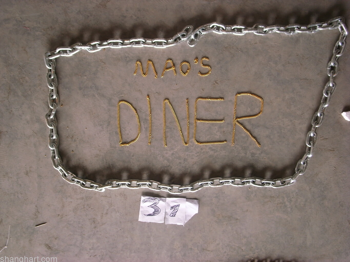 No.37 (1090x850mm)  Mao's Diner