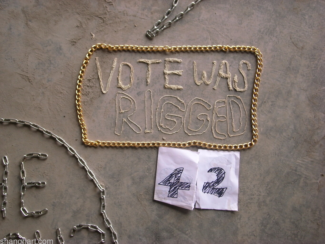 No.42 (420x285mm)  Vote was rigged
