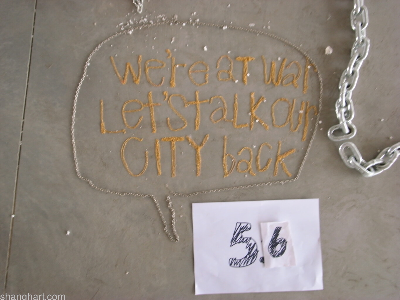 No.56 (780x462mm)  We're at war, let's talk our city back