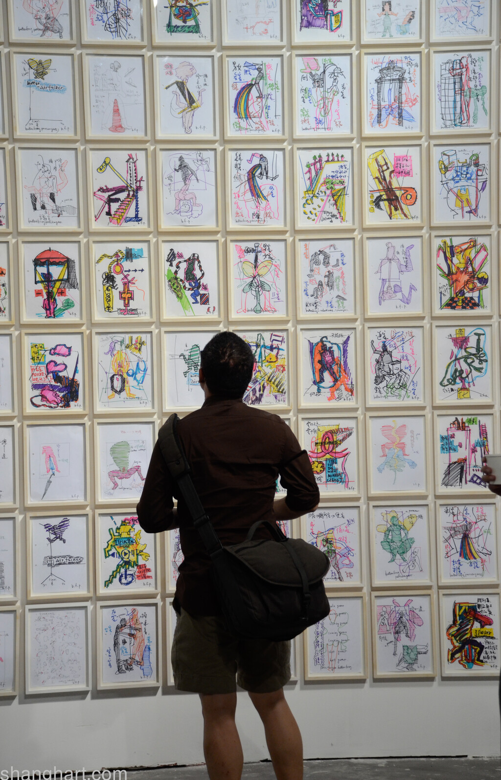 Installation view of Wu Shanzhuan's work