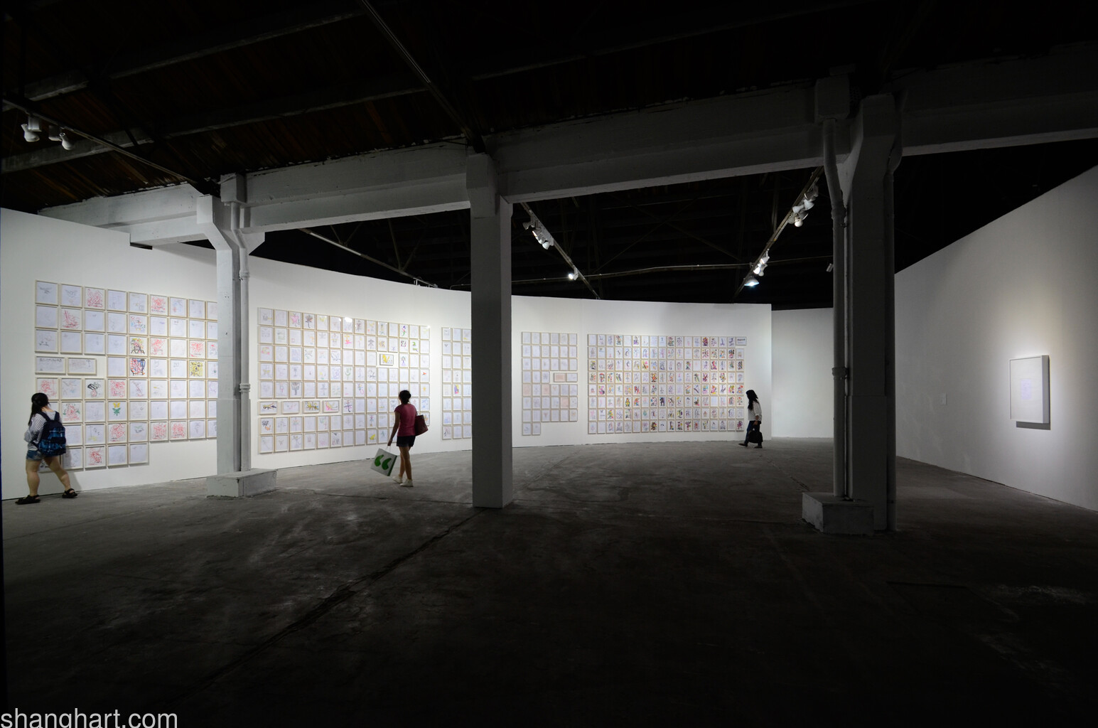 Installation view of Wu Shanzhuan's work