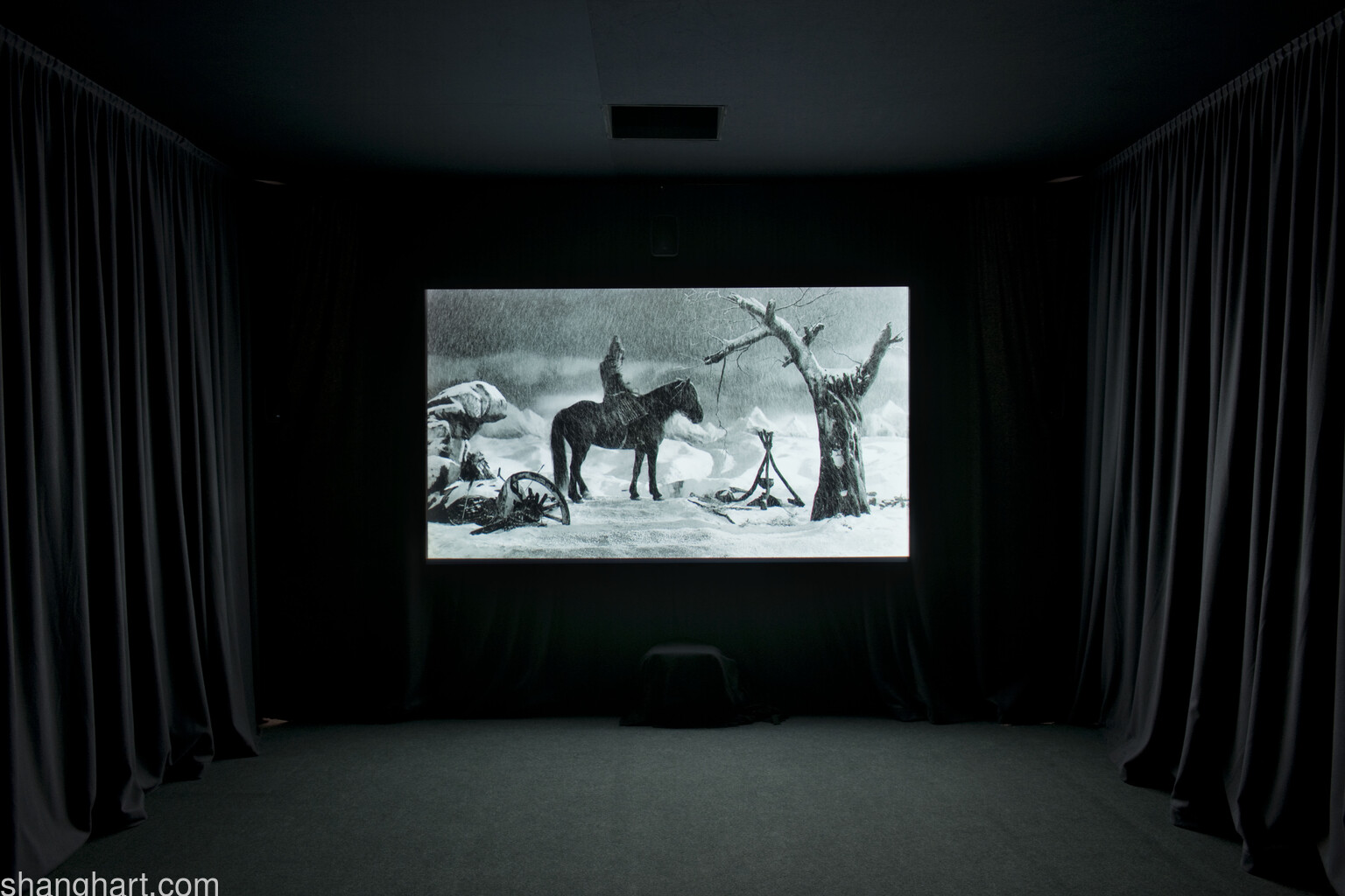 Installation view of 