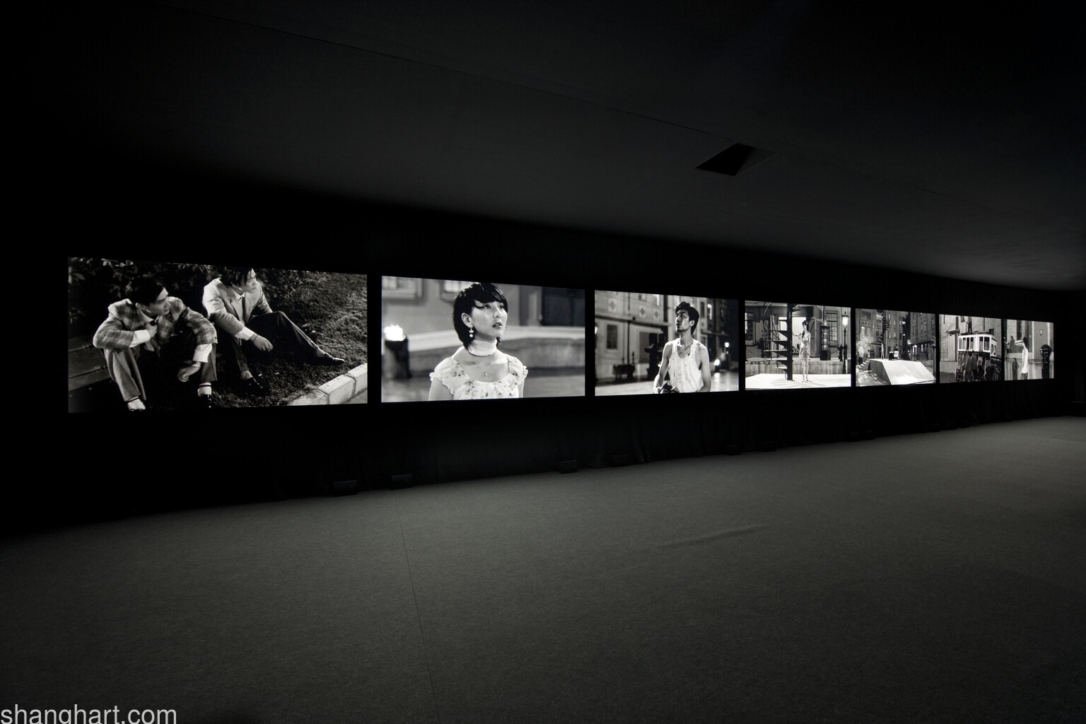 Installation view of 
