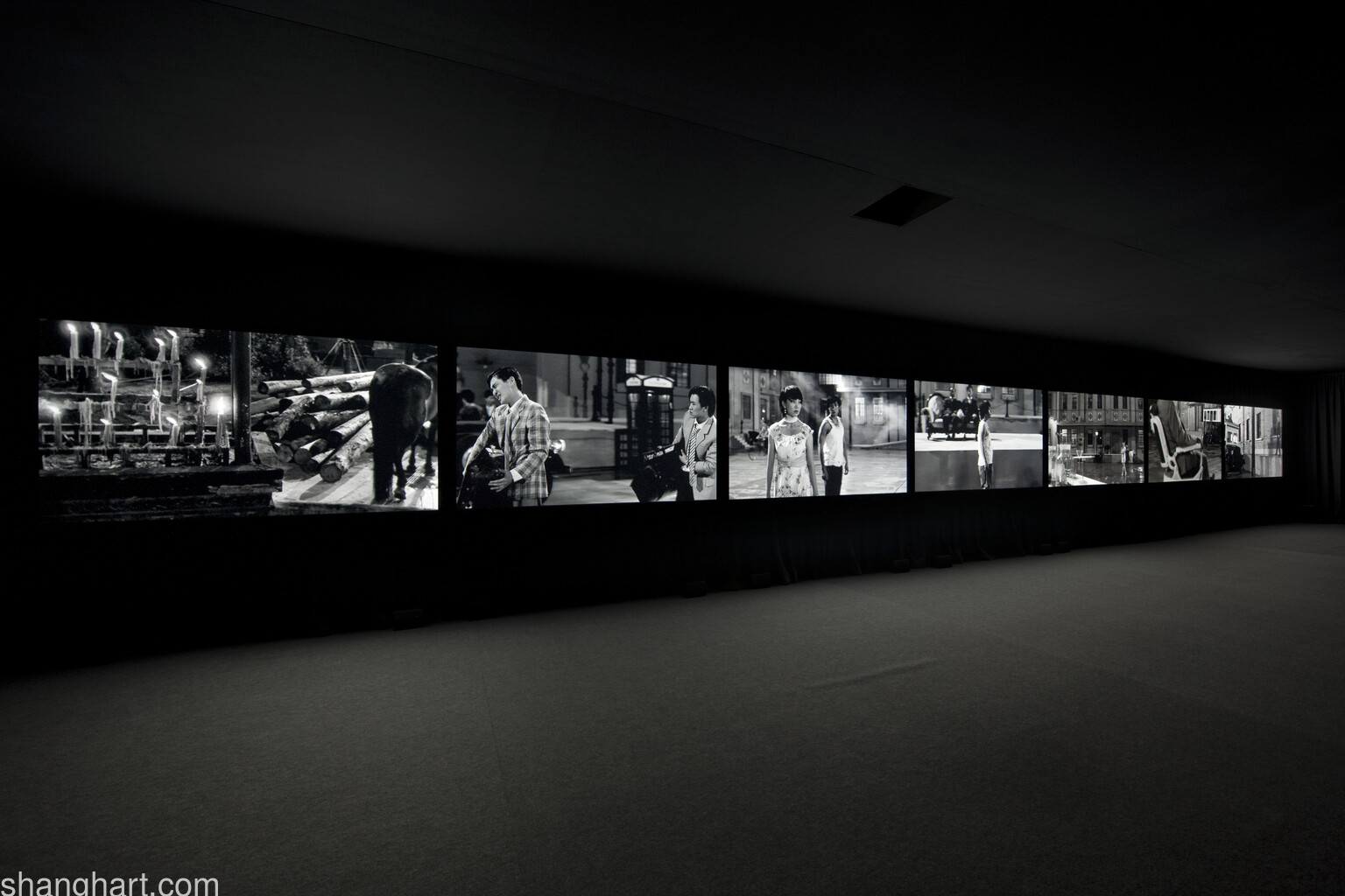 Installation view of 