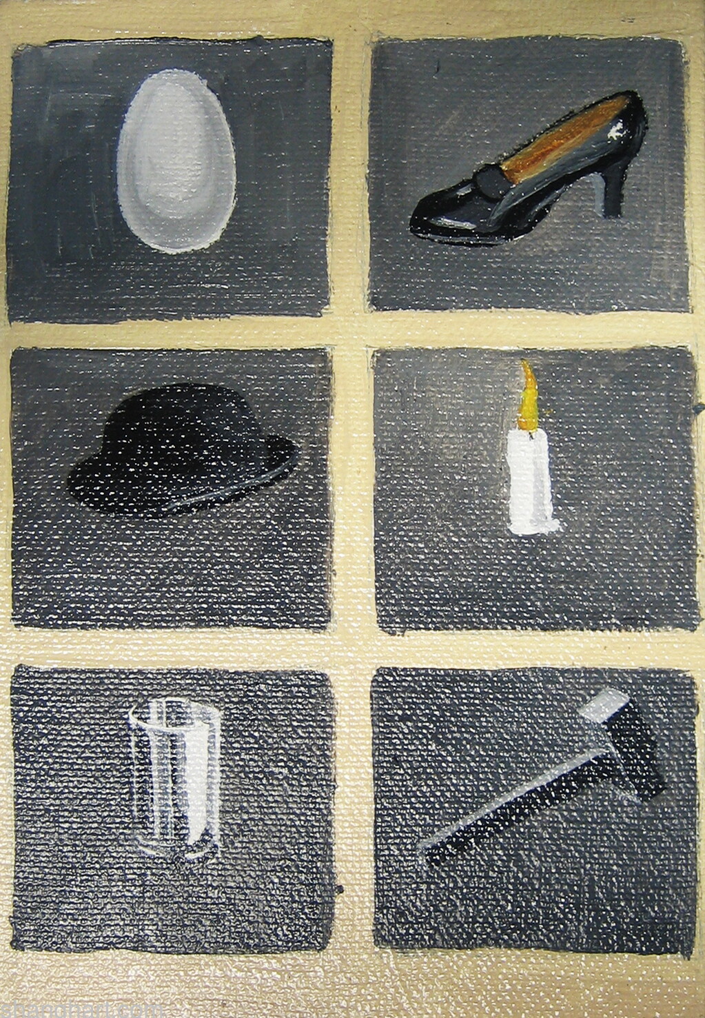 2009, 25x17cm, oil on canvas