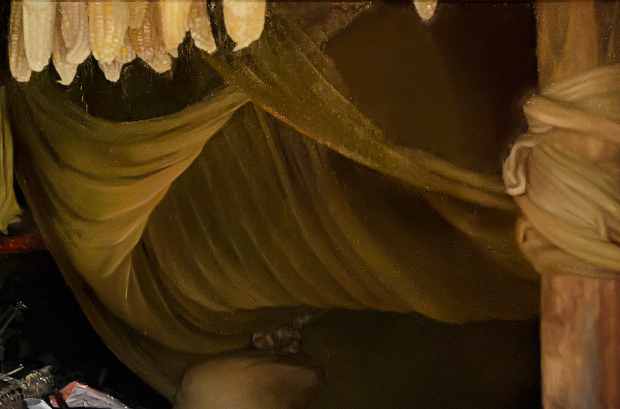 Details of painting