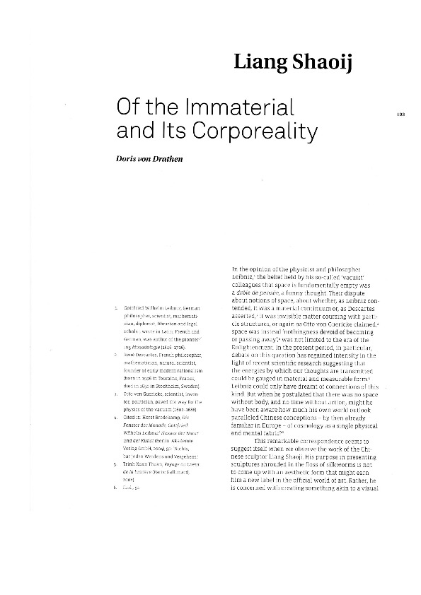 Artical on Liang Shaoji