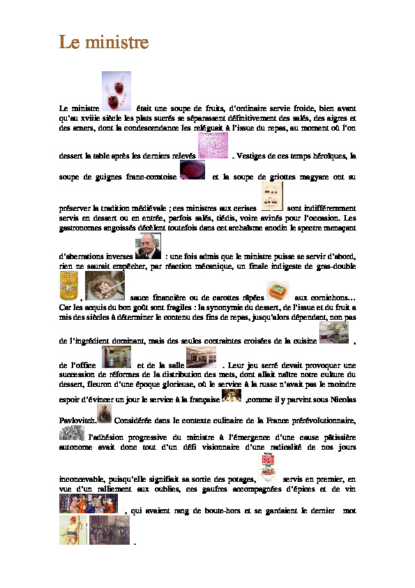 Recherché(with images)-French