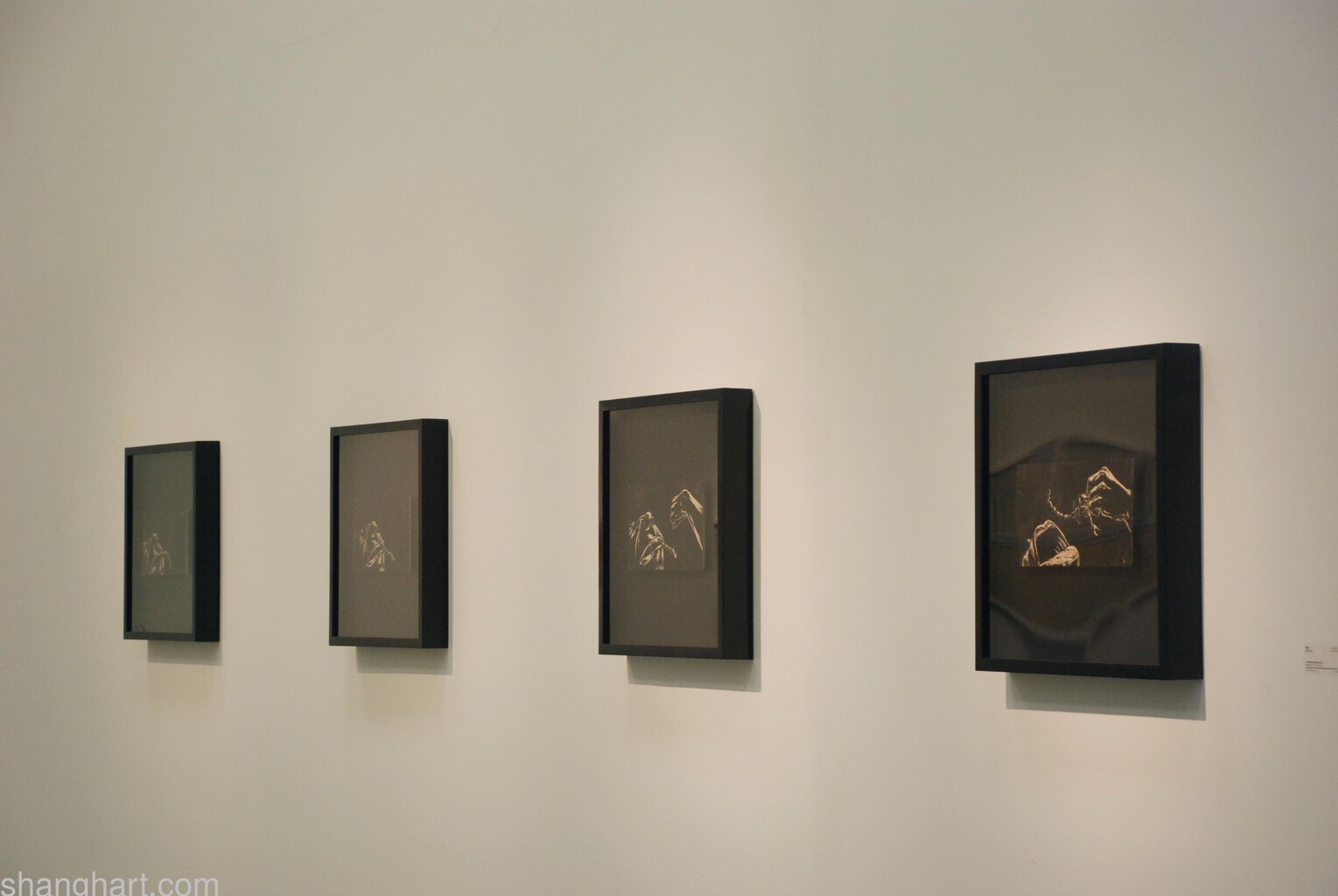 Exhibition Scene of SUN Xun Some actions which haven't been defined yet in the revolution 2011 21.0*38.0cm (8