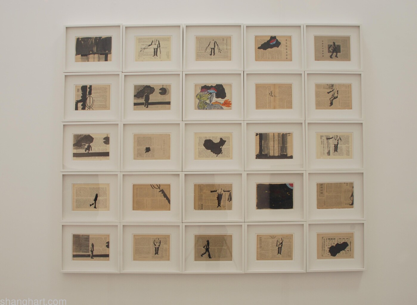 Exhibition Scene of SUN Xun Shock of Time 2006 30.0*40.0cm (12