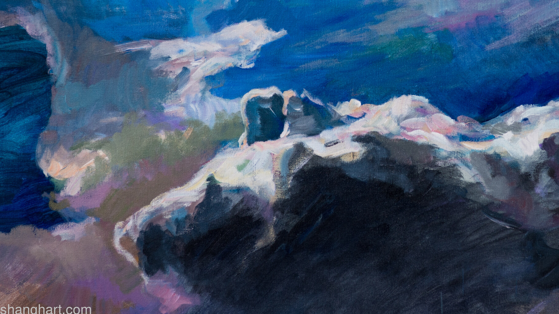 Close-up View of Under Another Sky