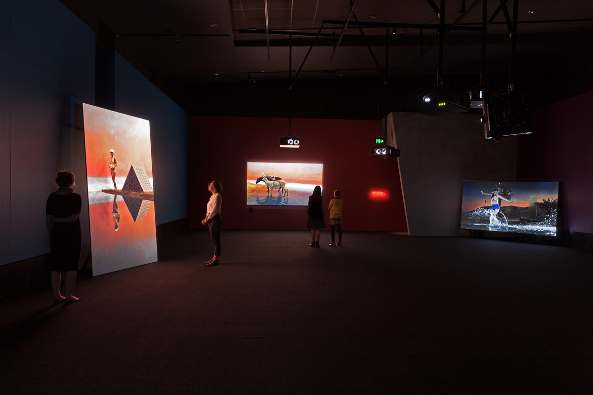 ACMI_Yang Fudong Filmscapes_Exhibition image_Credit Mark Gambino