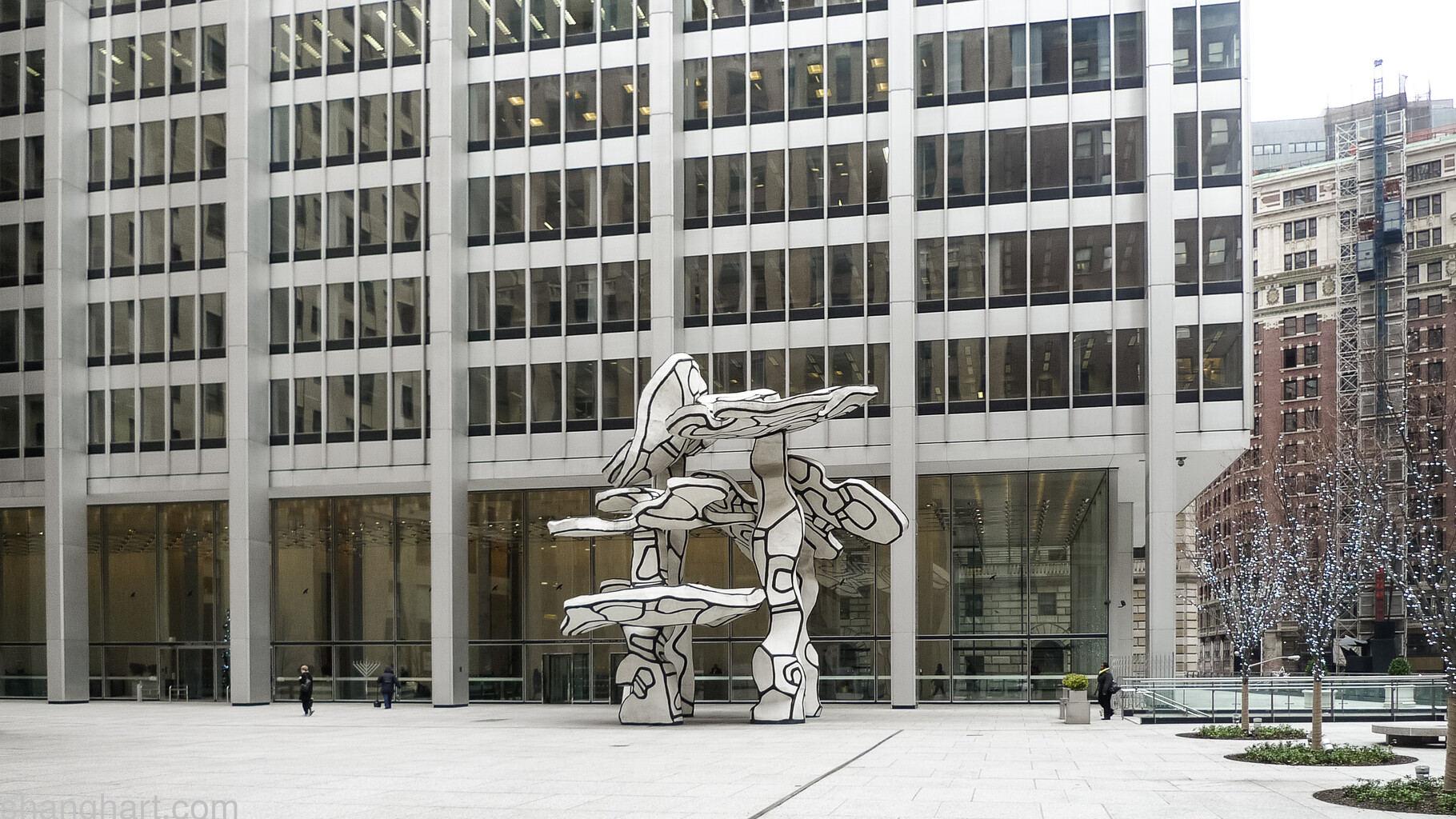 Group of Four Trees by Jean Dubuffet