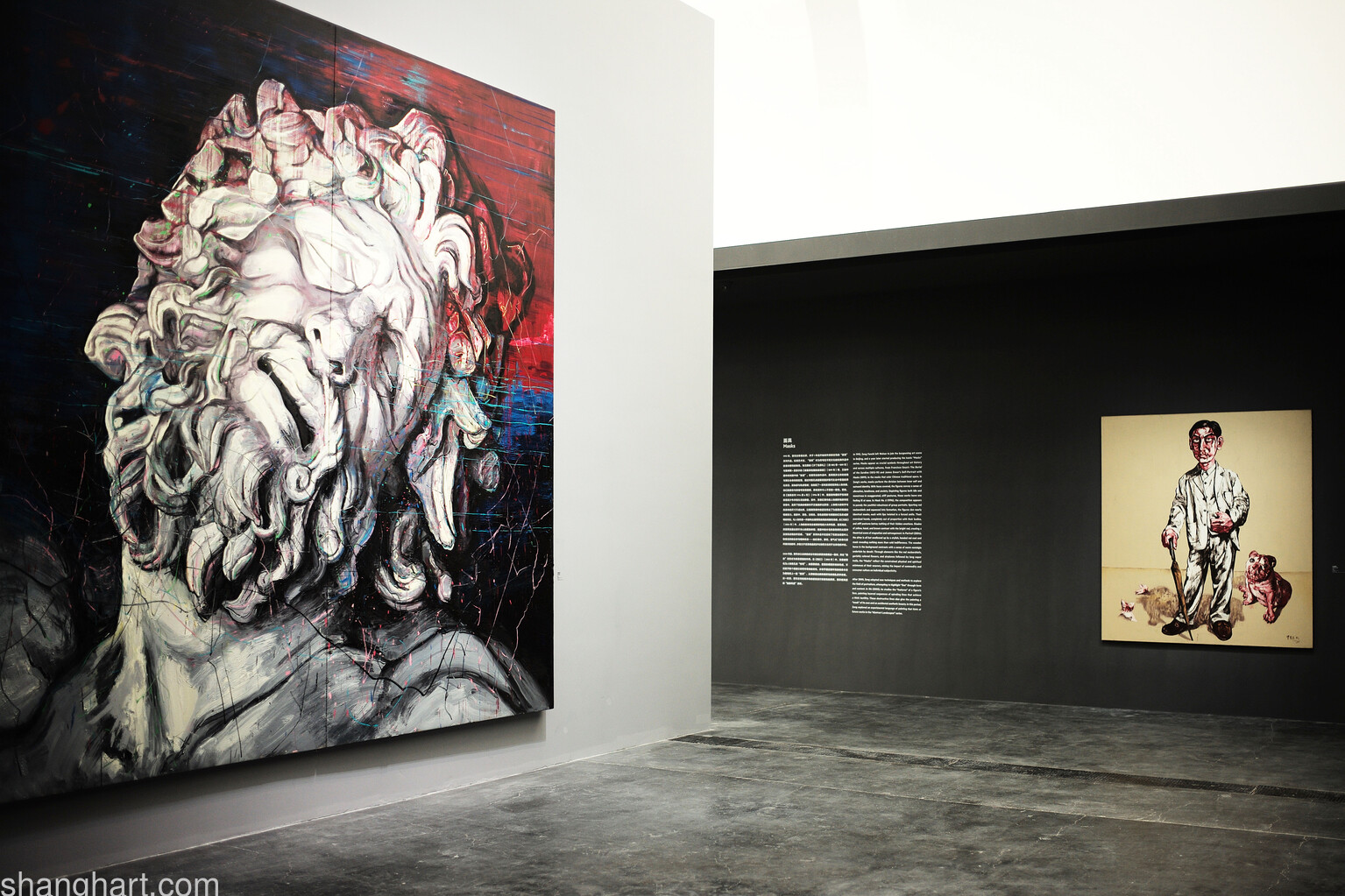 Zeng Fanzhi：Parcours ｜ Photo: QG.F ｜ Courtesy Ullens Center for Contemporary Art © Zeng Fanzhi Studio